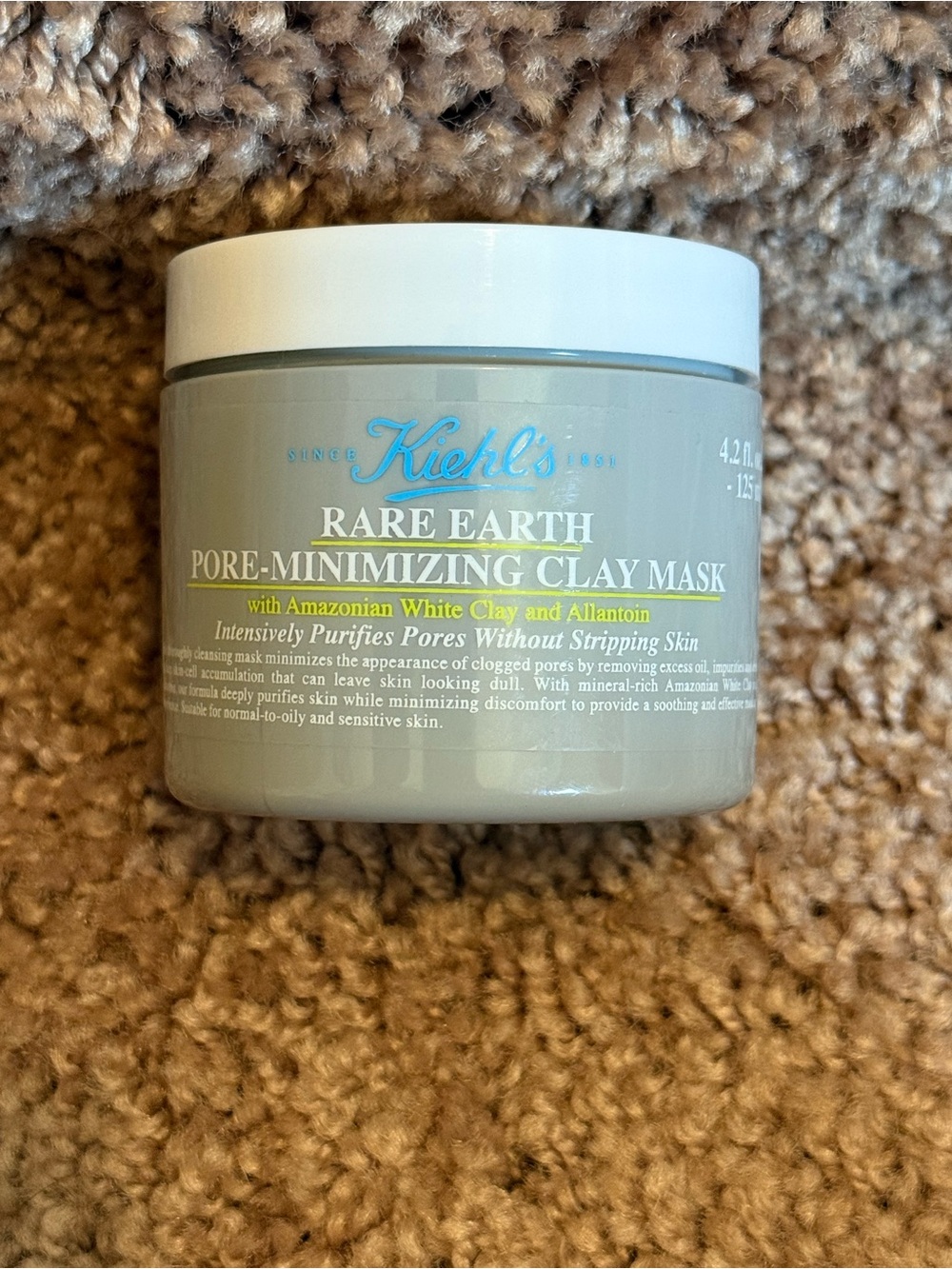 Kiehl's Rare Earth Pore-Minimizing Clay Mask 4.2 oz / 125 ml - BRAND NEW